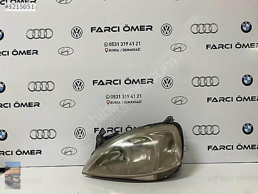 OPEL CORSA HATASIZ ORJİNAL SOL FAR
