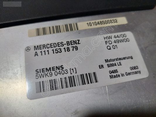 MERCEDES w210 w203 w202 w208 motor beyni A1111531879
