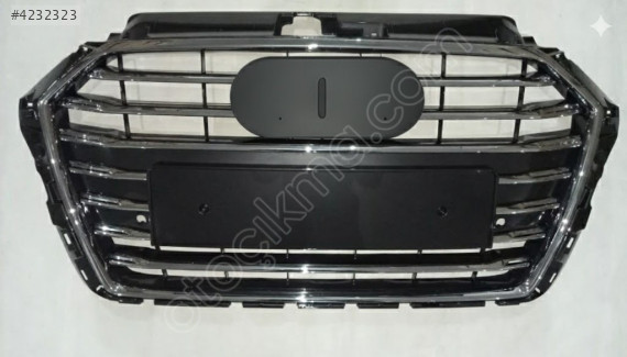 AUDİ A3 HB SEDAN 2017 ÜSTÜ ÖN PANJUR PARLAK SİYAH KROMLU