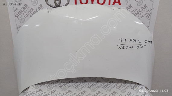 SİNCAR OTO'DAN OPEL CROSLAND X KAPUT ÇIKMA ORJİNAL