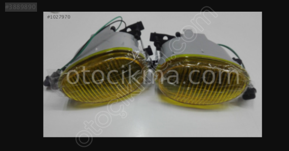 HYUNDAİ ACCENT SİS FAR TAKIMI SARI RENK 1998-2000