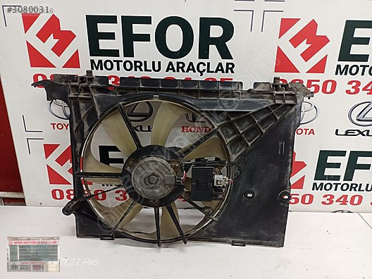 TOYOTA COROLLA DİZEL KOMPLE FAN ÇIKMA ORİJİNAL PARÇA 2007-2018
