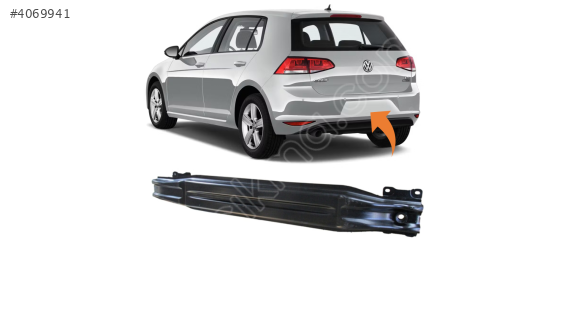 5G0807305B VW GOLF7 2013-2016 ARKA TAMPON DEMİRİ