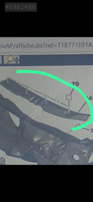 Peugeot 206 üsttrave ses kesici 7481Q3