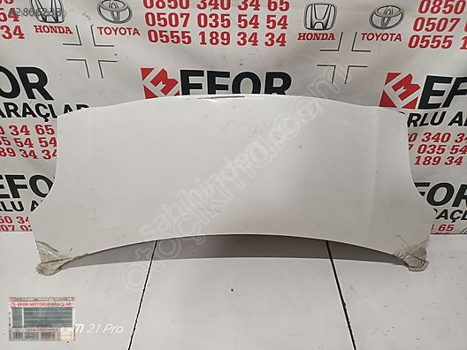 TOYOTA YARİS MOTOR KAPUTU ÇIKMA ORİJİNAL PARÇA 2006-2011