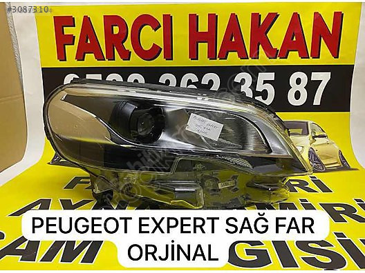 Peugeot expert orijinal çıkma sağ far