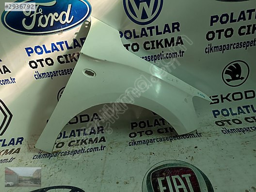 Citroen C Eliza sağ ön çamuru orijinal hasarsız beyaz