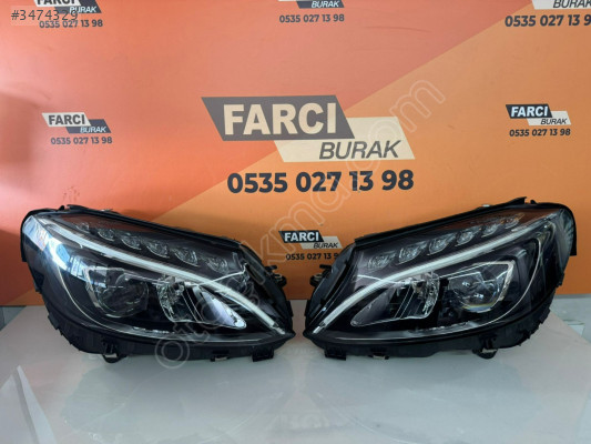 MERCEDES C SERİSİ W205 TAKIM FAR SIFIR ORJİNAL 13-16