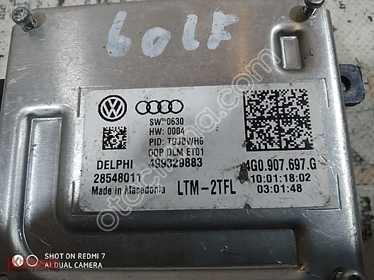 VW AG VOLKSWAGEN AUDİ SEAT SKODA XENON LED FAR BEYNİ 4G0 907