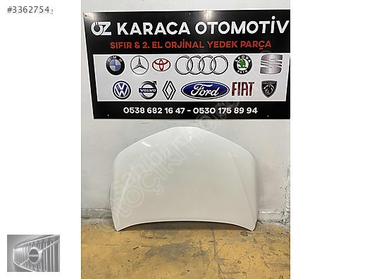 2019-2024 TOYOTA COROLLA ÇIKMA ORJİNAL BEYAZ ÖN KAPUT