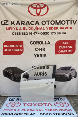 2013-2018 TOYOTA YARİS ÇIKMA ORJİNAL SOL ÖN KAPI