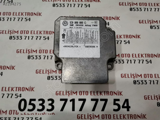 1C0909605C 5WK43130 VW PASSAT AİRBAG BEYNİ