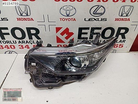 TOYOTA AURİS SOL FAR ÇIKMA ORİJİNAL PARÇA 2015-2018