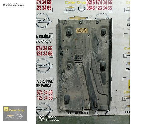 OPEL İNSİGNİA B ŞASE ALT MUHAFAZA OEM 39122475 ÇIKMA SÖKME