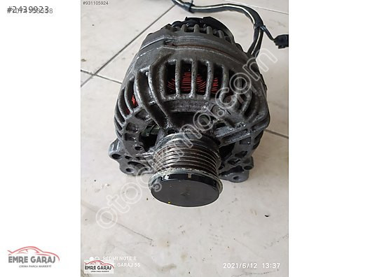 VW Golf için 038903024F Kodlu Şarj Dinamosu