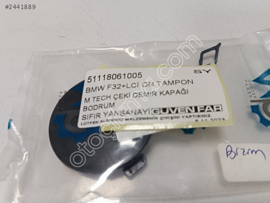 BMW F32 + LCİ M ÖN TAMPON ÇEKİ DEMİR KAPAĞI 51118061005 SY