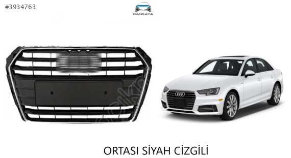 AUDİ A4 2017++ÖN PANJUR SİYAH ÇİZGİLİ SENSÖRLÜ (SIFIR)8W0853651AC