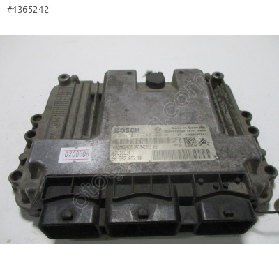 Peugeot 206 1.4 Motor Beyni 0281011783 EDC16C34 9656709780