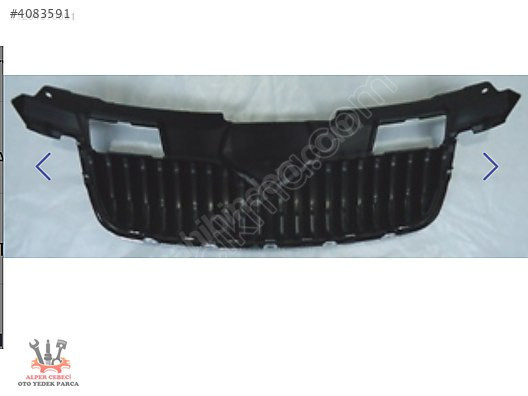 SKODA FABIA- 2007/2010 ÖN PANJUR SİYAH NİKELAJ ÇERÇEVELİ