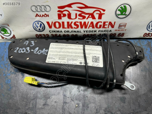 AUDİ A3 ÇIKMA ORJİNAL SAĞ KOLTUK AİRBAĞ 2003 2012