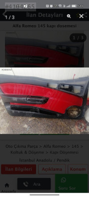 Alfa rome 145 kapı döşemesi