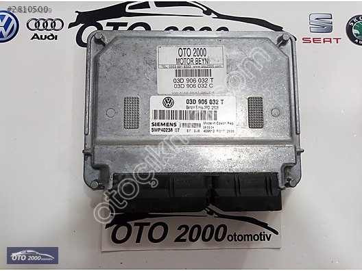 03D906032T-03D906032C VOLKSWAGEN POLO 1.2 AWY MOTOR BEYNİ