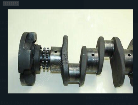 Mercedes w114 w115 w123 200d 240d 300d om615 om616 krank mili