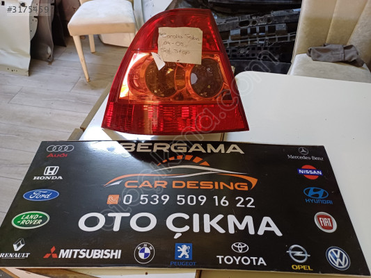TOYOTA COROLLA  SEDAN SOL ARKA STOP  04 05 UYUMLU SIFIR