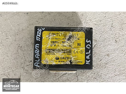 CHEVROLET KALOS ALARM MODÜLÜ ÇIKMA ORJİNAL MONTECAR