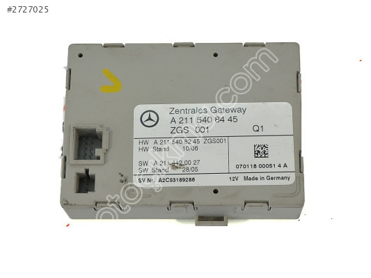 Mercedes	W211 W219 Kapı Kontrol Modülü Beyni А2115408445 Garantil