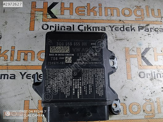 VW SKODA SEAT AİRBAG BEYNİ 3Q0 959 655 BH