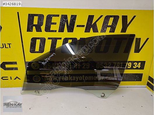 RENAULT TALİSMAN SOL ÖN KAPI CAMI ORJ ÇIKMA RENKAY OTO KOCAELİ