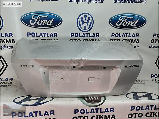 Hyundai Elantra bagaj kapağı orijinal gri göçük hasarlı