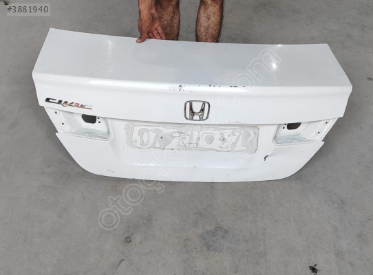 2012/2016 HONDA CİVİC FB7 BEYAZ BAGAJ KAPAĞI ORJINAL LOKALLIK