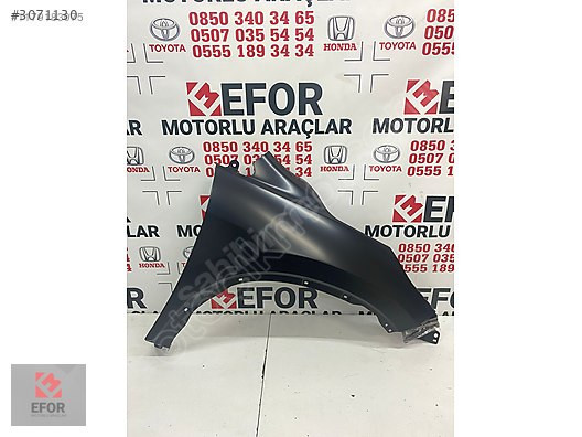 HONDA CRV SIFIR SAĞ ÖN ÇAMURLUK 12-14 OEM NO: 60210-T0A-A90ZZ