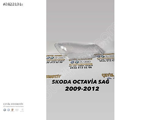 SKODA OCTAVİA 2009-2012 SAĞ SOL FAR CAMI