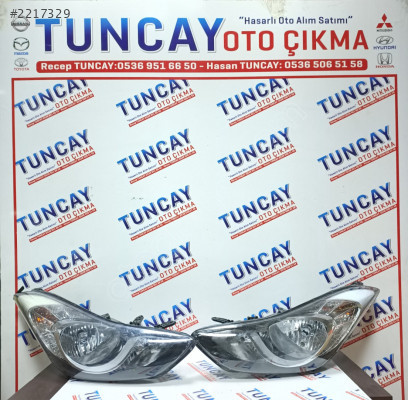 HYUNDAİ ELANTRA SOL FAR 2011-2013 İTHAL ÇIKMA PARÇA