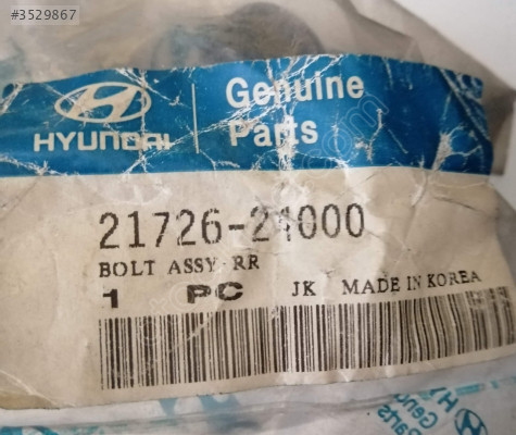 21726 24000 HYUNDAI ELANTRA Motor Çapraz Bağlantı Cıvatası