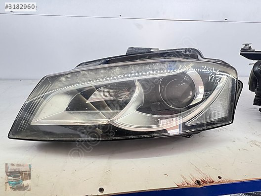 2010-2012 Audi a3 sol far ledli çıkma orjinal