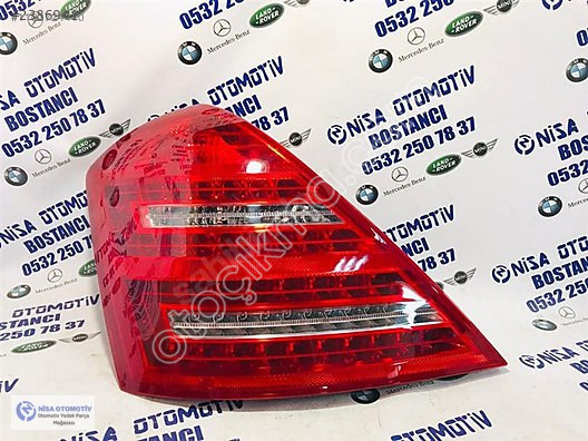 Mercedes W221 S Serisi Makyajlı LED Sol Stop - Sıfır A221