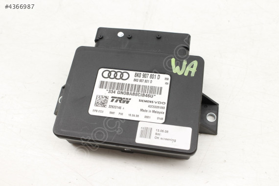 Audi A4 B8 Q5 El Fren Beyni 8K0907801D 32620146 Garantili Çıkma