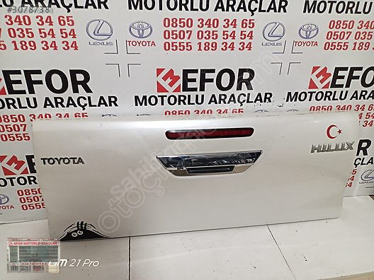 TOYOTA HİLUX BAGAJ KAPAĞI SÖKME ORJİNAL YEDEK PARÇA 16-20
