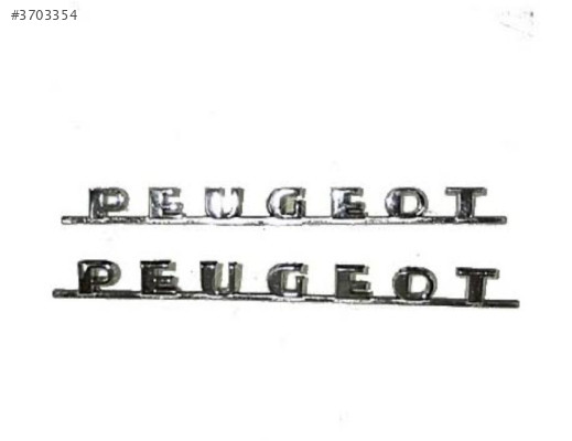 Peugeot 2008 monogram marka yazısı  98542108tc