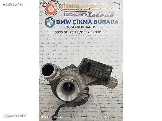 780059404 BMW 1 E87 2.0 D Çıkma Turbo Orjinal Temiz