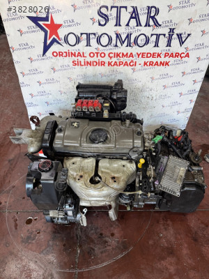Peugeot 206 1.4 benzinli Z06 Komple Motor