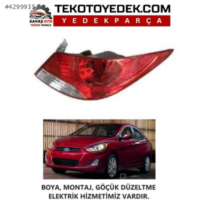 ACCENT BLUE ARKA STOP SAĞ SOL 2011 VE ÜZERİ / KAMPANYA