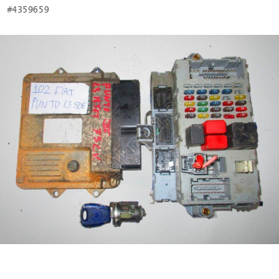 MJD 6JF.P3 55195817 Fiat Punto 1.3 JTD Motor Beyni Komple Seti