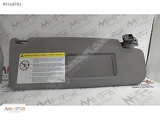 GOLF 5 2004-2008 ÖN SAĞ GÜNEŞLİK GÜNESLİK ORJINAL KOYU GRİ