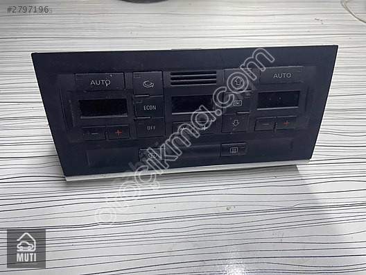 Audi A4 B6 Klima Kontrol paneli ORJ ÇIKMA 8E0820043J