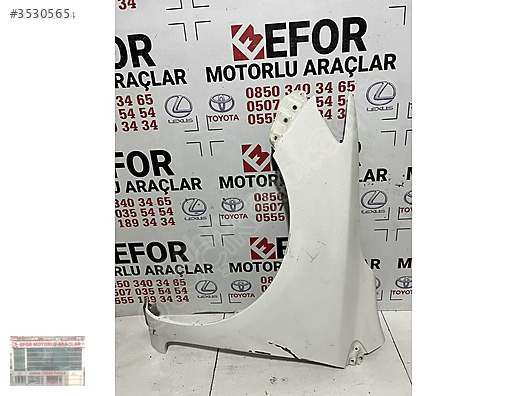 TOYOTA COROLLA SOL ÖN ÇAMURLUK ÇIKMA ORJİNAL PARÇA 10-12